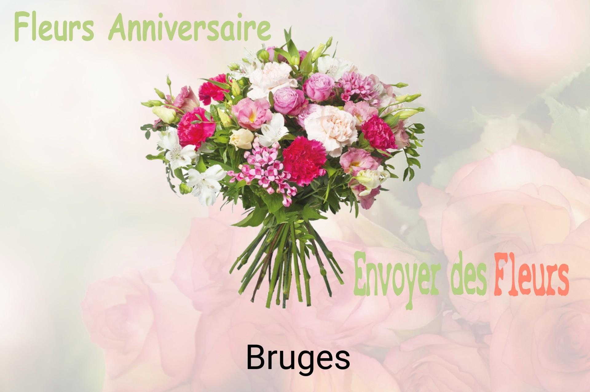 Bouquet de fleurs d’anniversaire livré à Bruges